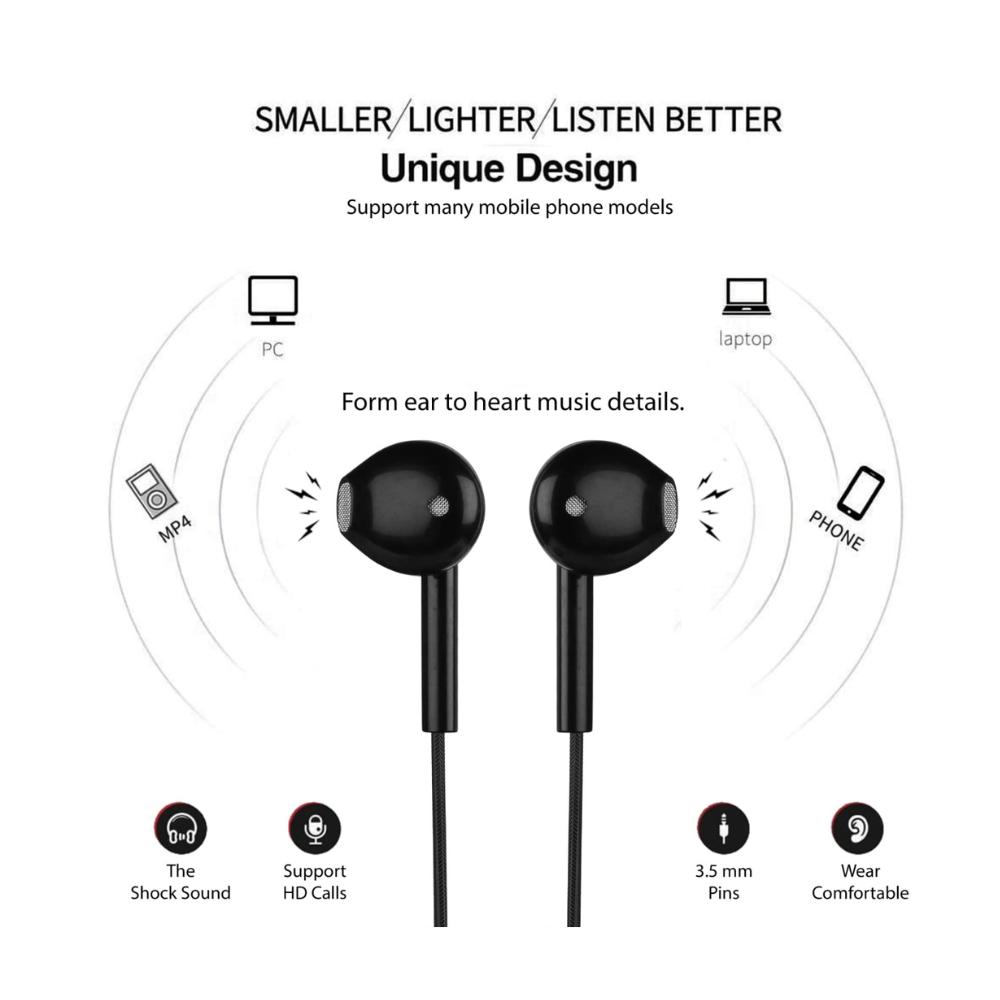 Hitage EB-34 Best Earphone for All Smartphones. - Ghost-Gadgets