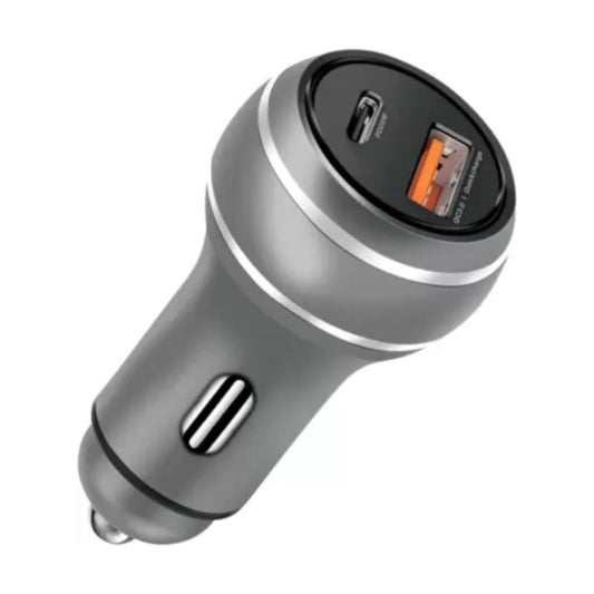 Hitage C-549 Dual Port PD Car Charger 20w USB + Lightning - Ghost-Gadgets