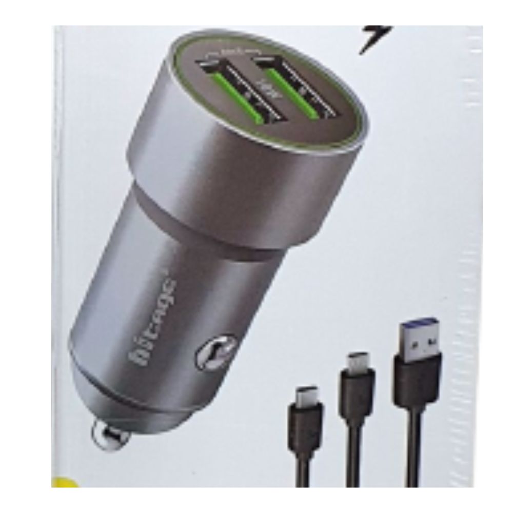 Hitage C-149 Dual Port PD Car Charger (Output 3.4A) - Ghost-Gadgets
