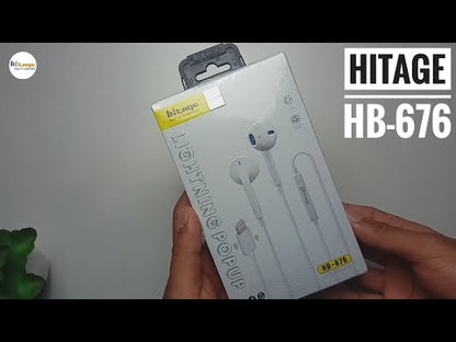 Hitage HB-676 Earphones for Apple Users its connected direct to apple lightning port .